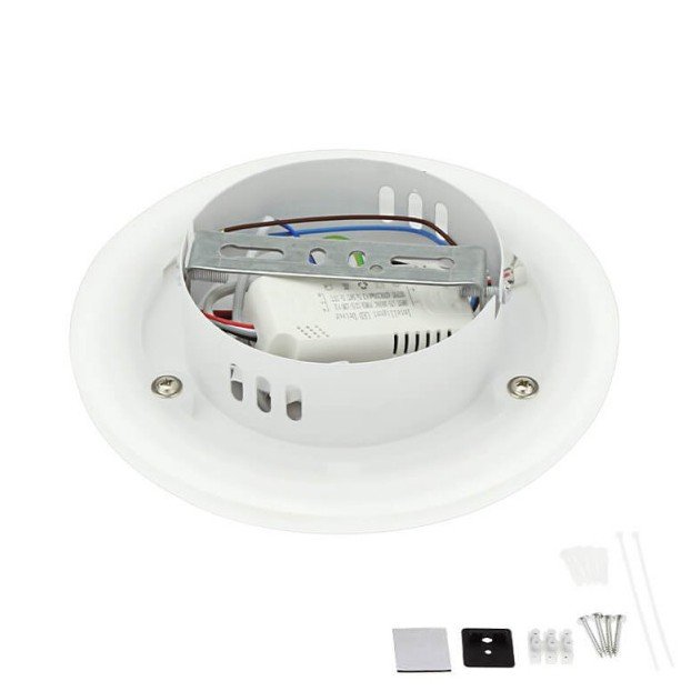 LED sieninis šviestuvas, baltas, 16W, CCT
