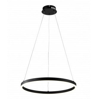 LED pakabinamas šviestuvas, 22W, juodas, šilta balta šviesa