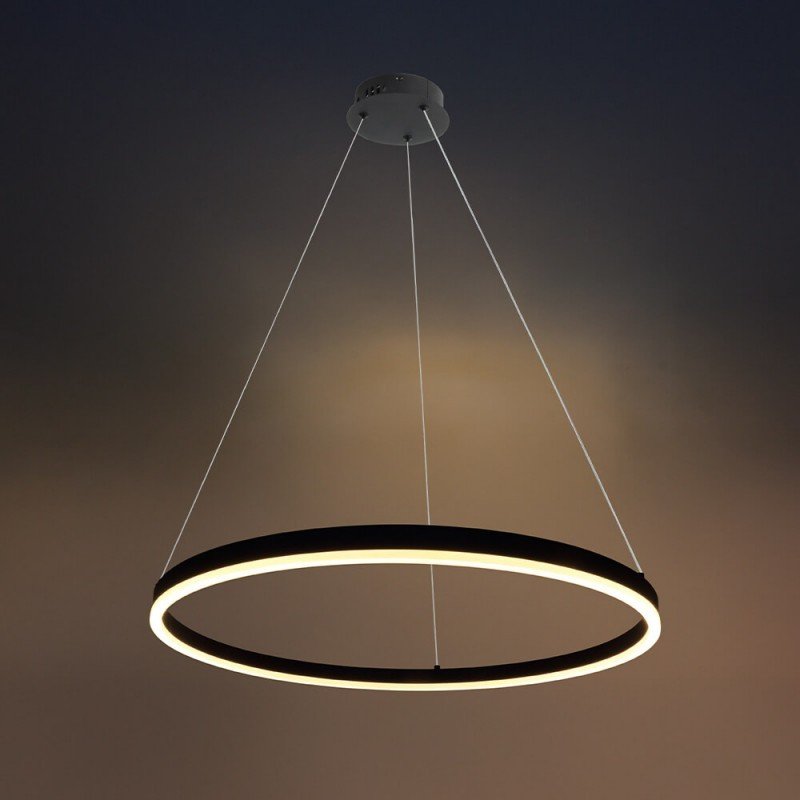 LED pakabinamas šviestuvas, 22W, juodas, šilta balta šviesa LED pakabinamas šviestuvas, 22W, juodas, šilta balta šviesa