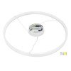 LED pakabinamas šviestuvas, 22W, baltas, šilta balta šviesa