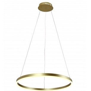 LED pakabinamas šviestuvas, 22W, satino aukso, šilta balta šviesa