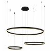 LED pakabinamas šviestuvas, 70W, juodas, šilta balta šviesa
