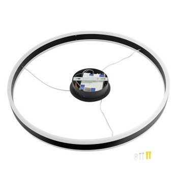 LED pakabinamas šviestuvas, 36W, juodas smėlis, šilta balta šviesa