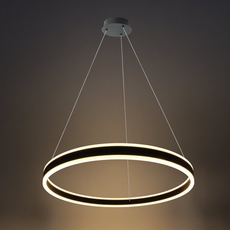 LED pakabinamas šviestuvas, 36W, juodas smėlis, šilta balta šviesa LED pakabinamas šviestuvas, 36W, juodas smėlis, šilta balta šviesa