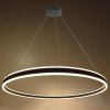 LED pakabinamas šviestuvas, 60W, juodas smėlis, šilta balta šviesa