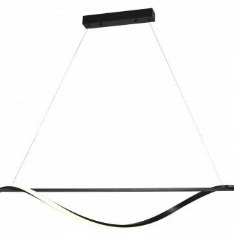 LED pakabinamas šviestuvas, 17W, juodas smėlis, šilta balta šviesa