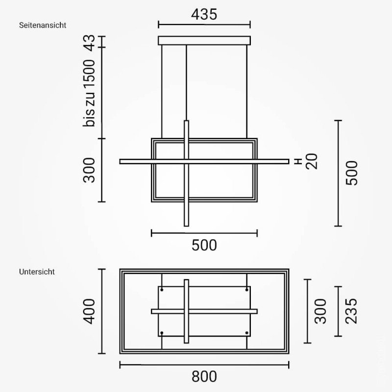 LED pakabinamas šviestuvas, 67W, juodas smėlis, šilta balta šviesa