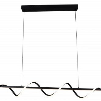 LED pakabinamas šviestuvas, 30W, juodas smėlis, šilta balta šviesa