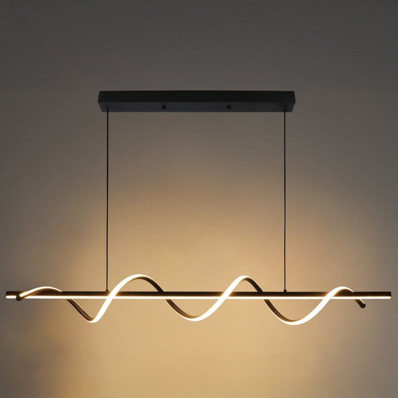LED pakabinamas šviestuvas, 30W, juodas smėlis, šilta balta šviesa