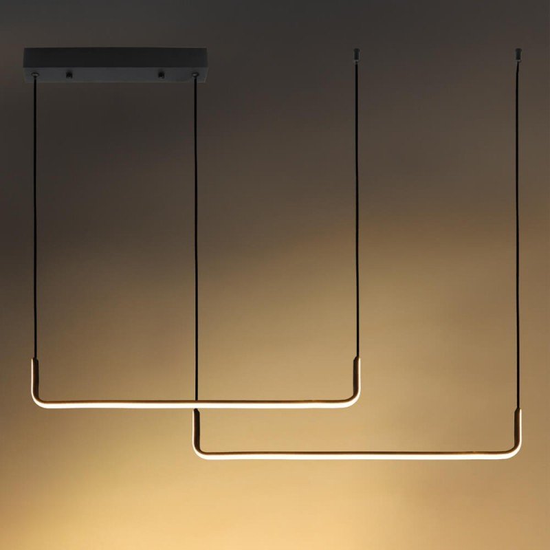 LED pakabinamas šviestuvas, 25W, juodas smėlis, šilta balta šviesa LED pakabinamas šviestuvas, 25W, juodas smėlis, šilta balta šviesa