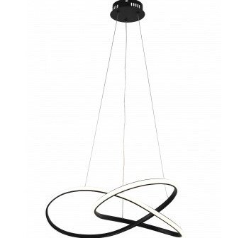 LED pakabinamas šviestuvas, 30W, juodas smėlis, šilta balta šviesa