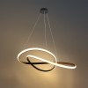 LED pakabinamas šviestuvas, 30W, juodas smėlis, šilta balta šviesa LED pakabinamas šviestuvas, 30W, juodas smėlis, šilta balta šviesa
