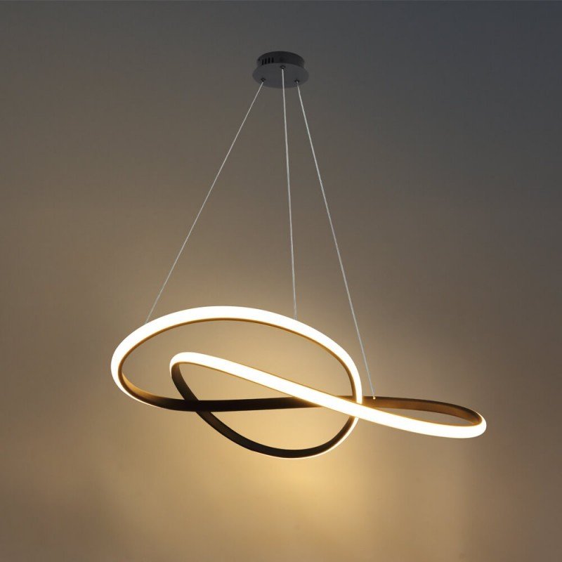 LED pakabinamas šviestuvas, 30W, juodas smėlis, šilta balta šviesa LED pakabinamas šviestuvas, 30W, juodas smėlis, šilta balta šviesa