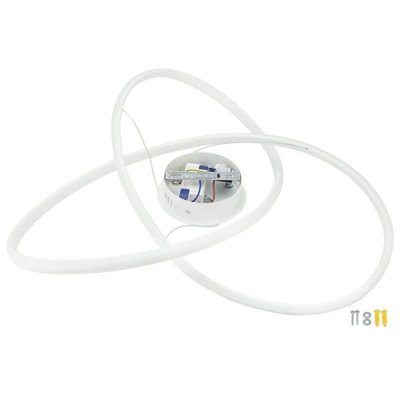 LED pakabinamas šviestuvas, 30W, baltas, šilta balta šviesa