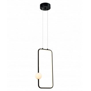 LED pakabinamas šviestuvas, 15W, juodas smėlis, šilta balta šviesa