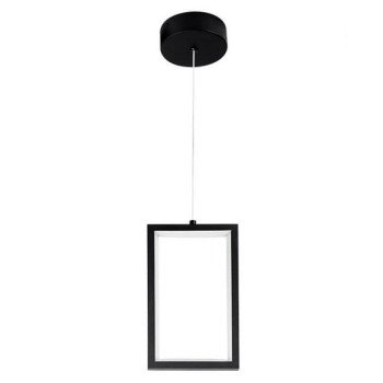 LED pakabinamas šviestuvas, 4W, juodas smėlis, šilta balta šviesa