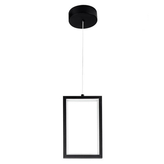 LED pakabinamas šviestuvas, 4W, juodas smėlis, šilta balta šviesa