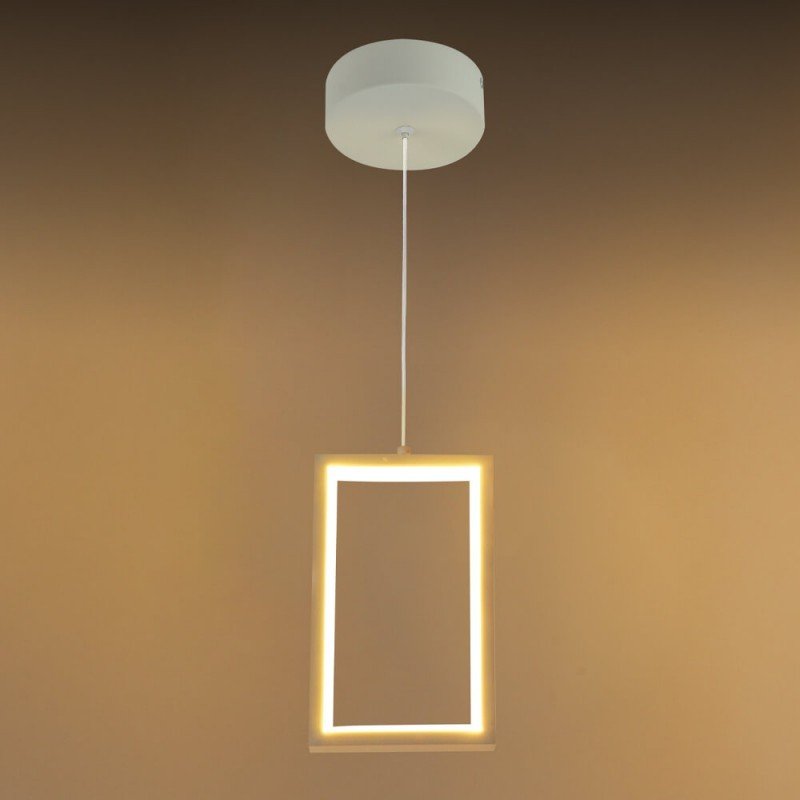 LED pakabinamas šviestuvas, 4W, baltas, šilta balta šviesa LED pakabinamas šviestuvas, 4W, baltas, šilta balta šviesa