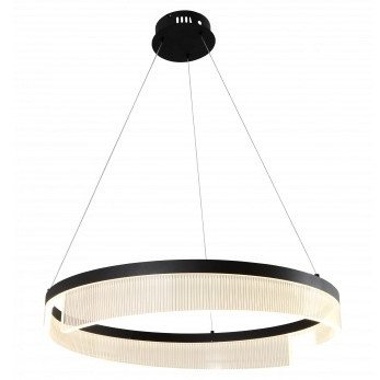 LED pakabinamas šviestuvas, 23W, juodas smėlis, šilta balta šviesa