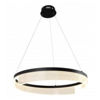 LED pakabinamas šviestuvas, 23W, juodas smėlis, šilta balta šviesa
