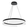 LED pakabinamas šviestuvas, 23W, juodas smėlis, šilta balta šviesa