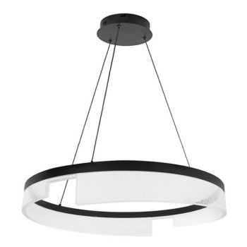 LED pakabinamas šviestuvas, 23W, juodas smėlis, šilta balta šviesa