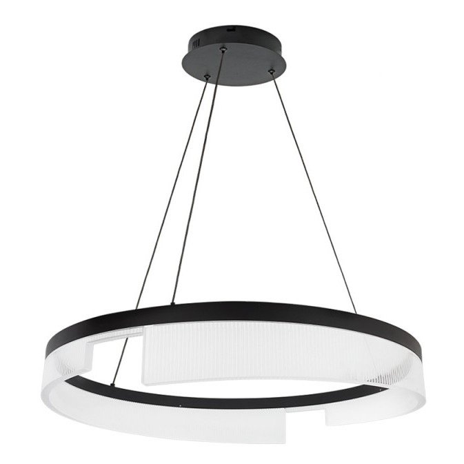 LED pakabinamas šviestuvas, 23W, juodas smėlis, šilta balta šviesa