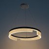 LED pakabinamas šviestuvas, 23W, juodas smėlis, šilta balta šviesa