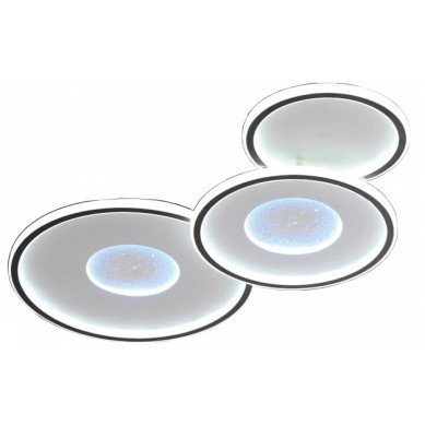 LED lubų šviestuvas, 106W, juodas smėlis, šilta balta šviesa LED lubų šviestuvas, 106W, juodas smėlis, šilta balta šviesa