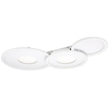 LED lubų šviestuvas, 106W, juodas smėlis, šilta balta šviesa