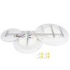LED lubų šviestuvas, 106W, juodas smėlis, šilta balta šviesa LED lubų šviestuvas, 106W, juodas smėlis, šilta balta šviesa