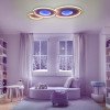 LED lubų šviestuvas, 106W, juodas smėlis, šilta balta šviesa LED lubų šviestuvas, 106W, juodas smėlis, šilta balta šviesa