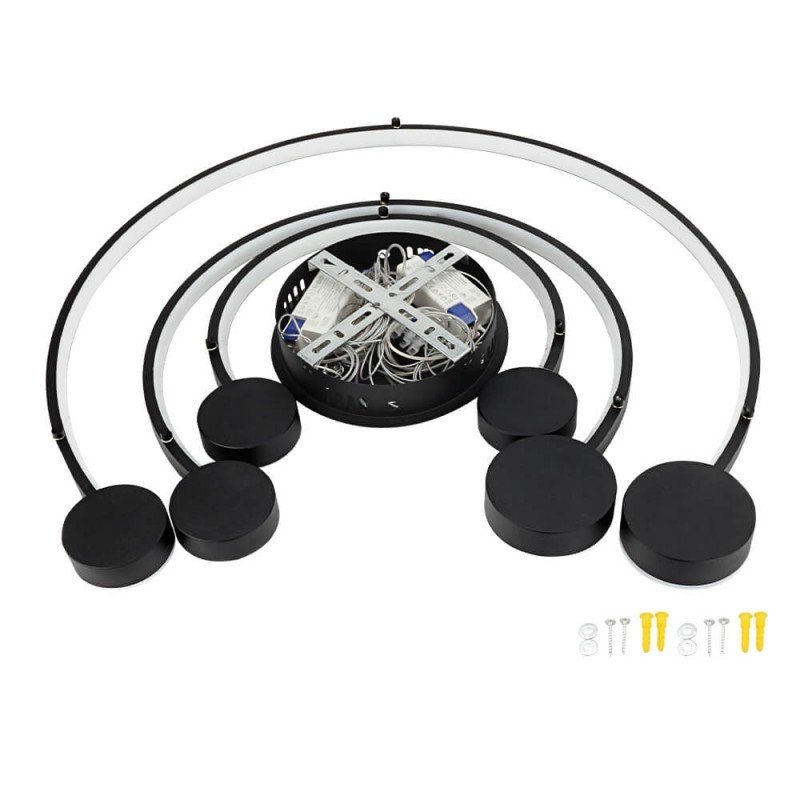 LED pakabinamas šviestuvas, 40W, vario, šilta balta šviesa