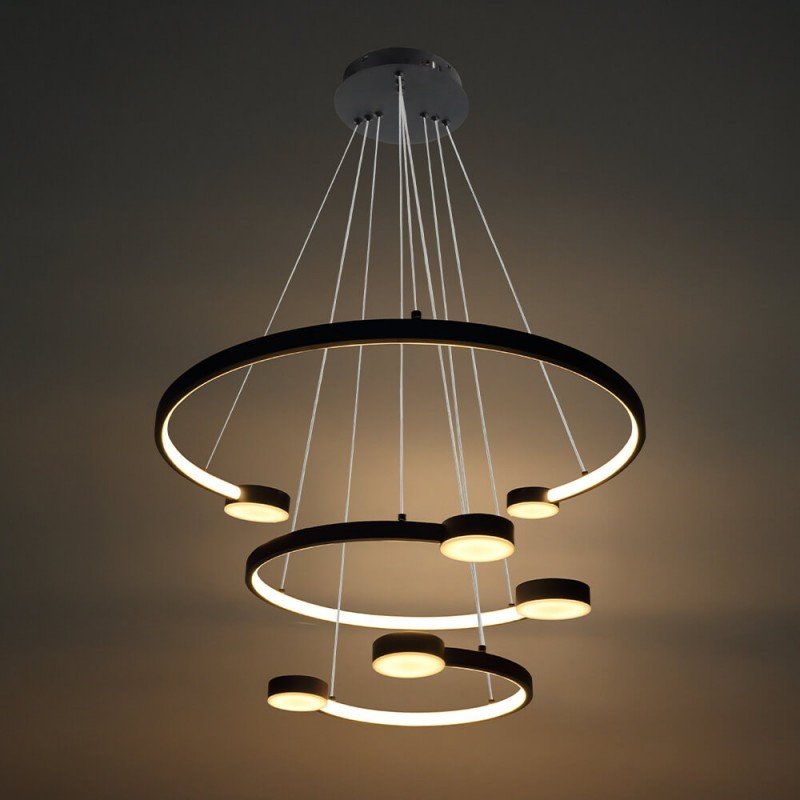 LED pakabinamas šviestuvas, 40W, vario, šilta balta šviesa
