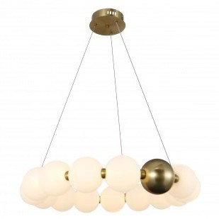 LED pakabinamas šviestuvas, 27W, vario, šilta balta šviesa
