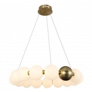LED pakabinamas šviestuvas, 27W, vario, šilta balta šviesa