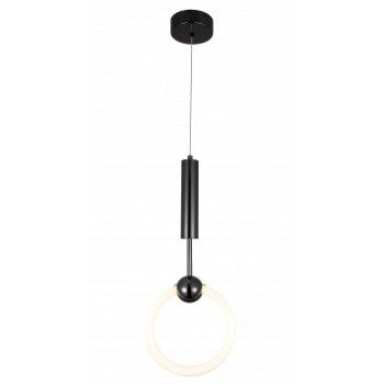 LED pakabinamas šviestuvas, 10W, juodas, šilta balta šviesa