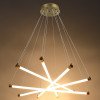 LED pakabinamas šviestuvas, 35W, vario, šilta balta šviesa