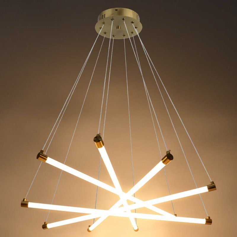 LED pakabinamas šviestuvas, 35W, vario, šilta balta šviesa