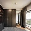 LED lubų šviestuvas, 7W, juodas, šilta balta šviesa