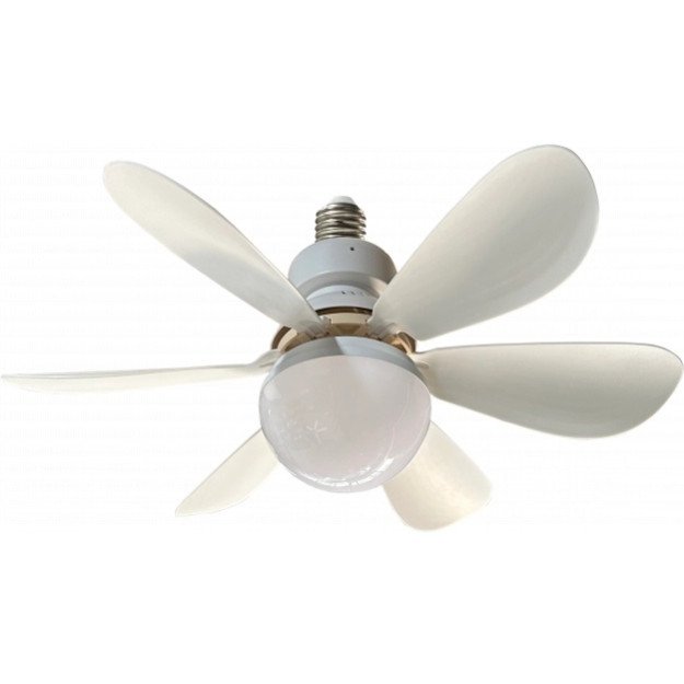 LED lubų šviestuvas/ventiliatorius, 12W, CCT šviesa, baltas, nuotolinis valdymas LED lubų šviestuvas/ventiliatorius, 12W, CCT šviesa, baltas, nuotolinis valdymas