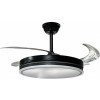 LED lubų šviestuvas/ventiliatorius, 36W, CCT šviesa, juodas, nuotolinis valdymas LED lubų šviestuvas/ventiliatorius, 36W, CCT šviesa, juodas, nuotolinis valdymas