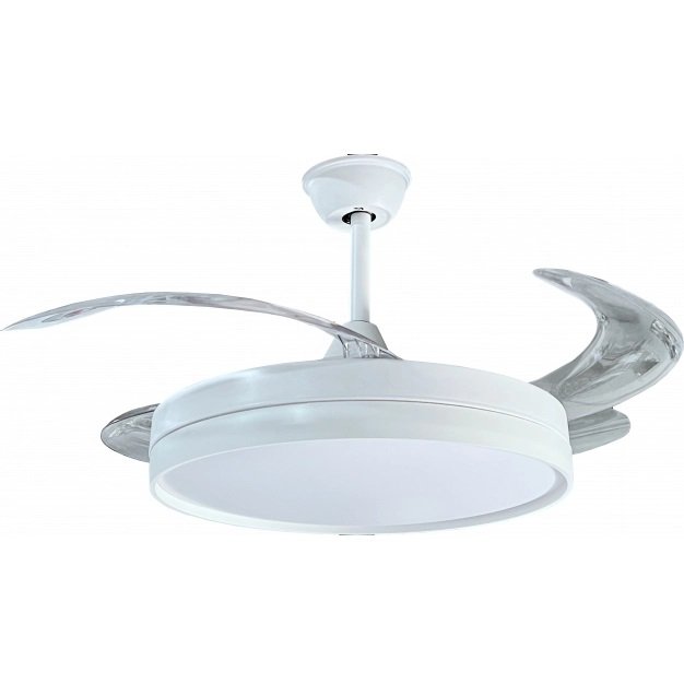 LED lubų šviestuvas/ventiliatorius, 36W, CCT šviesa, baltas, nuotolinis valdymas