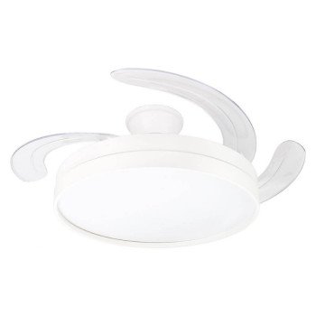 LED lubų šviestuvas/ventiliatorius, 36W, CCT šviesa, baltas, nuotolinis valdymas