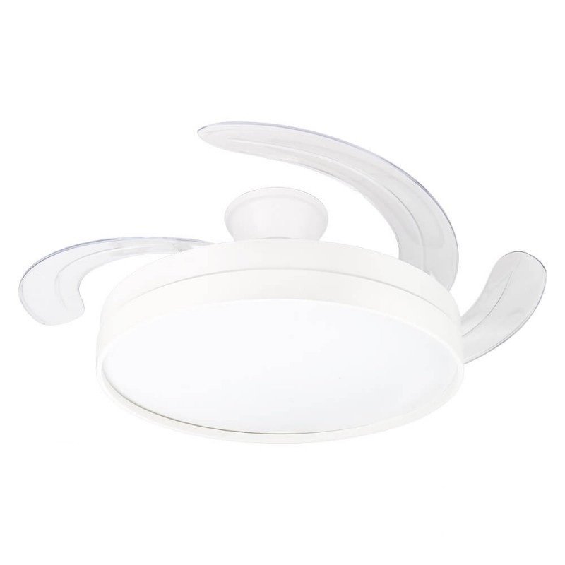 LED lubų šviestuvas/ventiliatorius, 36W, CCT šviesa, baltas, nuotolinis valdymas