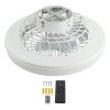 LED lubų šviestuvas/ventiliatorius, 36W, CCT šviesa, baltas, nuotolinis valdymas