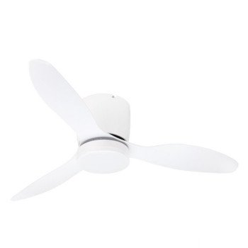 LED lubų šviestuvas/ventiliatorius, 18W, CCT šviesa, baltas, nuotolinis valdymas