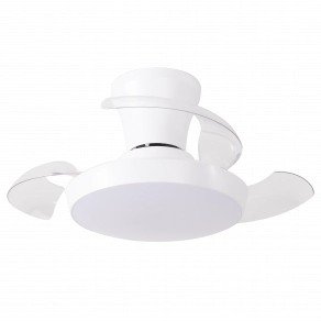 LED lubų šviestuvas/ventiliatorius, 20W, CCT šviesa, baltas, nuotolinis valdymas