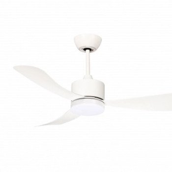 LED lubų šviestuvas/ventiliatorius, 18W, CCT šviesa, baltas, nuotolinis valdymas