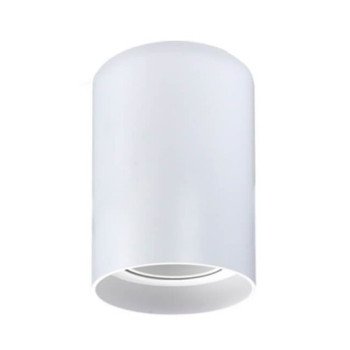 LED taškinis šviestuvas, 10W, apvalus, plastikinis, baltas